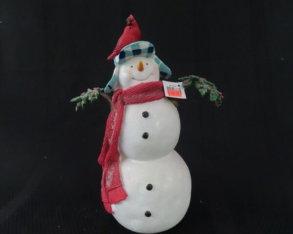 Snowman with Scarf