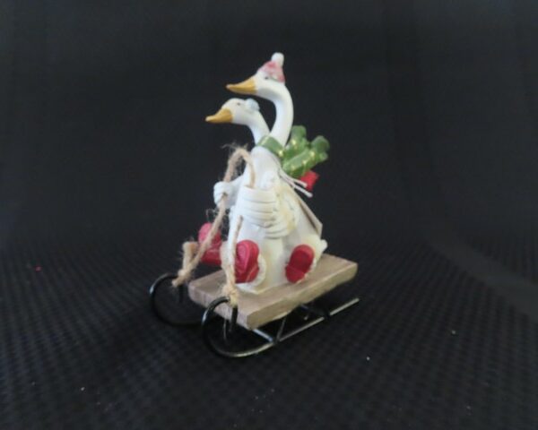 Goose on Sled