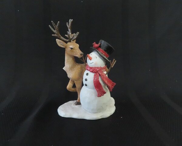 Snowman with Reindeer