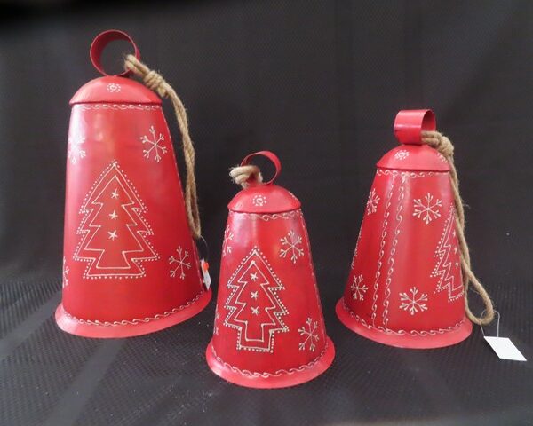 Red Christmas Bells