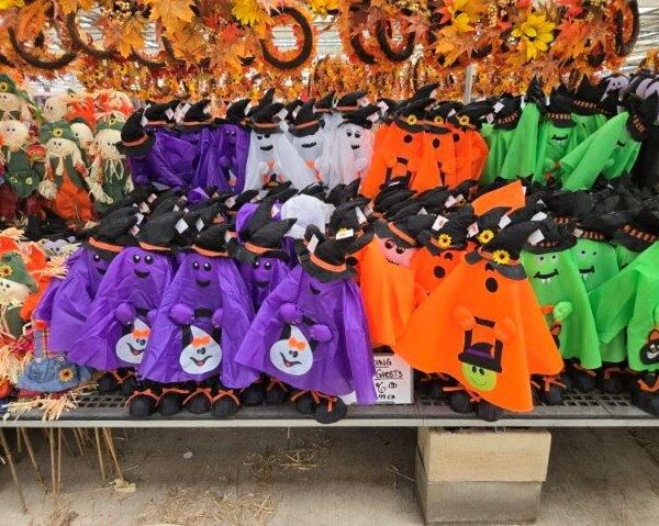 Standing Colored Ghosts