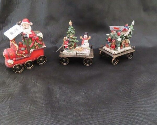 Santa Figurine Train