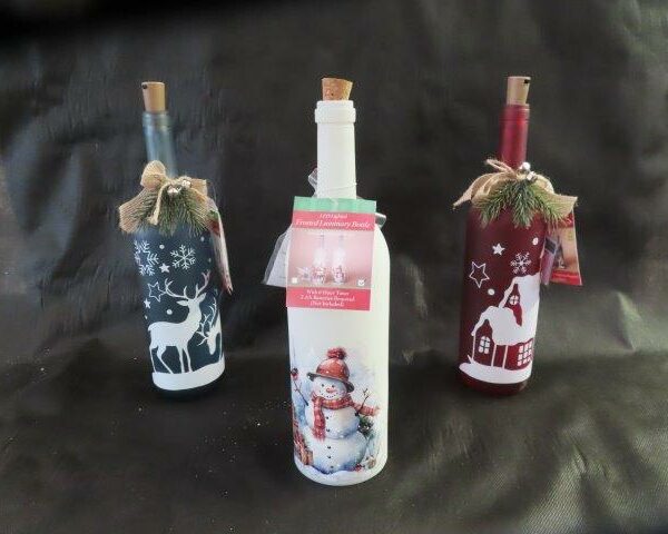 Painted Wine Bottles