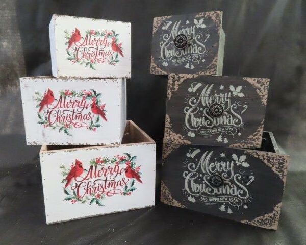 Christmas Planter Boxes