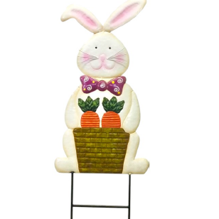 Easter Bunny on Two Poles-image