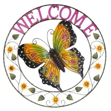 Welcome Butterfly Wall Decor-image